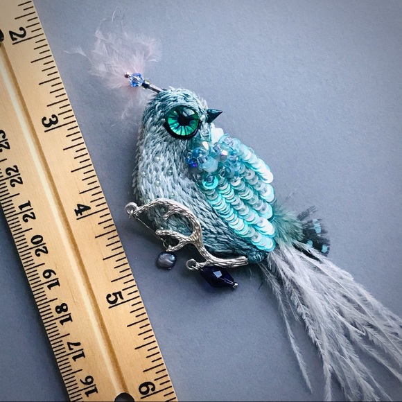Bird brooch - Picture 17 of 17